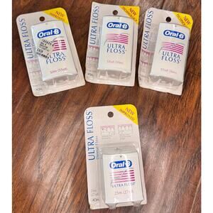 NOS Lot Oral B Ultra Floss Dental Teeth Floss 3-55 Yd / 50M 1-27 Yd/ 25M 94 VTG